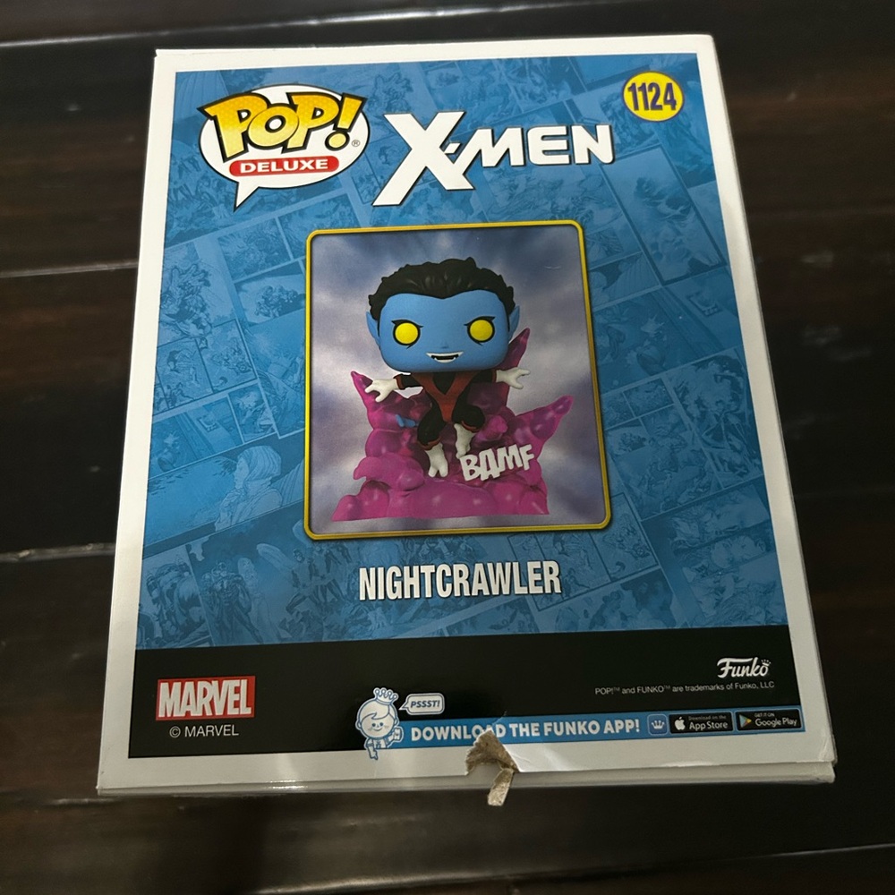 Pop Deluxe Nightcrawler Figure with Blue and Red